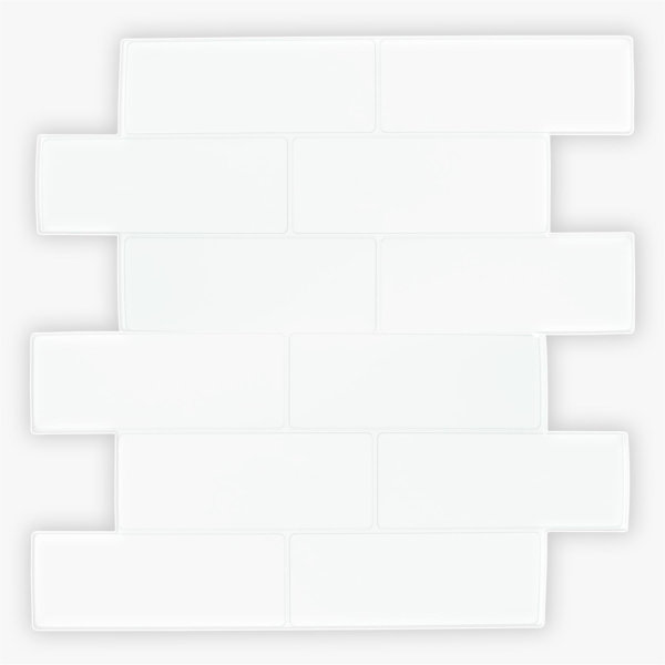 Walplus 6.1'' W x 12'' L PVC Peel and Stick Subway Tile Wayfair Canada